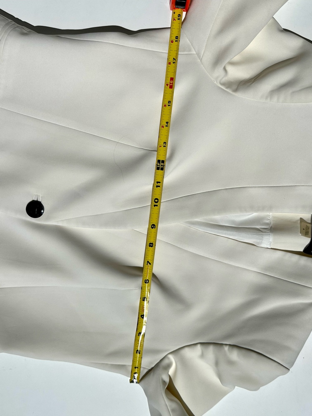 Karl Lagerfeld Ivory White Pant Suit Single-Button Blazer & Matching Trousers, 6 - Picture 9 of 16